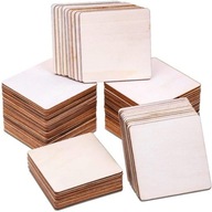 Preglejka 3mm 200x200 mm - zaoblená na gravírovanie. - 5 ks Preglejka 3mm 200x200 mm - zaoblená na gravírovanie. - 5 ks