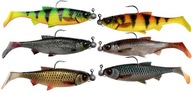 sada 6x Savage Gear RIVER ROACH 14cm + SG hlavice sada 6x Savage Gear RIVER ROACH 14cm + SG hlavice