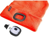 Zimná čiapka s reflexnou Fluo LED čelovkou Zimná čiapka s reflexnou Fluo LED čelovkou
