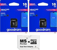 ADAPTÉR MS PRO DUO + GOODRAM 32GB CLASS10 SONY PSP ADAPTÉR MS PRO DUO + GOODRAM 32GB CLASS10 SONY PSP