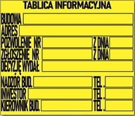 BTI-2 Stavebná informačná tabuľa podľa zák