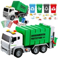 Smetiarske auto VEĽKÉ nákladné auto vzdelávacie auto na separovanie odpadu zvukové svetlo Smetiarske auto VEĽKÉ nákladné auto vzdelávacie auto na separovanie odpadu zvukové svetlo