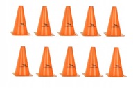 Tréningový kužeľ bez otvorov, 23 cm, oranžový Tréningový kužeľ bez otvorov, 23 cm, oranžový
