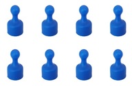8 x magnet rukoväte pre chladničku tabuľka 12x20 modrá