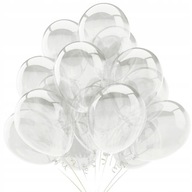 TRANSPARENTNÉ TRANSPARENTNÉ BALÓNKY silné 27 cm 12 palcov 100 ks na girlandy TRANSPARENTNÉ TRANSPARENTNÉ BALÓNKY silné 27 cm 12 palcov 100 ks na girlandy
