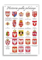 Náučná tabuľa - história poľského znaku A4 Náučná tabuľa - história poľského znaku A4