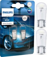 2x W5W LED T10 12V PHILIPS Ultinon PRO3000 6000K 2x W5W LED T10 12V PHILIPS Ultinon PRO3000 6000K