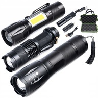 SET 3x LED TAKTICKÁ BATERKA + Púzdro SET 3x LED TAKTICKÁ BATERKA + Púzdro