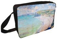Taška cez rameno Pourville Beach od Claude Monet