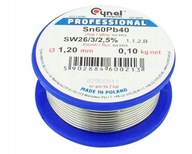 Cínová spájka s tavidlom 100g CYNEL Cínová spájka s tavidlom 100g CYNEL
