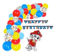 Balóniková girlanda Marshall Paw Patrol k narodeninám Balóniková girlanda Marshall Paw Patrol k narodeninám