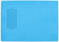 SILIKÓNOVÁ PODLOŽKA NA PÁJKOVANIE, IZOLOVANÁ S ORGANIZÁTOROM SERVISU, 350x250mm