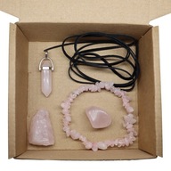 Love Set - Rose Quartz Heart Chakra Stone