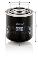 Hydraulický filter MANN-FILTER WD 920/5