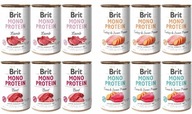 Príchuť Brit Mono Protein MIX 12x400g Príchuť Brit Mono Protein MIX 12x400g