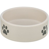 Trixie Keramická miska pre psov s labkami, svetlošedá/sivá 1,4L/20cm Trixie Keramická miska pre psov s labkami, svetlošedá/sivá 1,4L/20cm