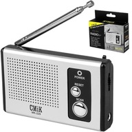 Prenosné turistické rádio s 2x AAA CMiK batériami