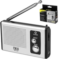Turistické rádio napájané 2x AAA batériami, prenosné malé vreckové FM rádio Turistické rádio napájané 2x AAA batériami, prenosné malé vreckové FM rádio