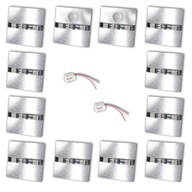 SET 10x Q8 INOX Schodiskové svietidlo 2x Senzor 230V SET 10x Q8 INOX Schodiskové svietidlo 2x Senzor 230V
