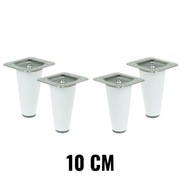 4 x nohy drevené nohy 10 cm s bielymi plátmi 4 x nohy drevené nohy 10 cm s bielymi plátmi