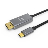 KÁBLOVÝ ADAPTÉR USB-C NA DISPLAYPORT MACBOOK 8K 4K