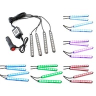 Osvetlenie interiéru auta RGB bluetooth Osvetlenie interiéru auta RGB bluetooth