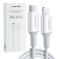 UGREEN RÝCHLY USB-C LIGHTNING KÁBEL 20W S MFI 1,5M UGREEN RÝCHLY USB-C LIGHTNING KÁBEL 20W S MFI 1,5M