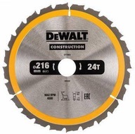 Pílový kotúč na drevo 216mm x 30 24z DT1952 DeWALT