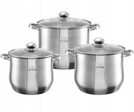 Sada cateringových hrncov 7,9,11L STOCK HRENC 6E Sada cateringových hrncov 7,9,11L STOCK HRENC 6E