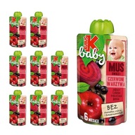 Kubuś Baby Red Vegetables Mousse 9 x 100 g Kubuś Baby Red Vegetables Mousse 9 x 100 g
