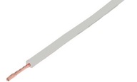 TLY Kábel Cu 0,22 mm2 s jednoduchou izoláciou biela - 7 metrov