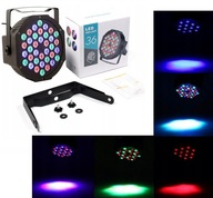 * HIT * SILNÁ DISCO LED 36 RGB LAMPA NA SILVESTRA