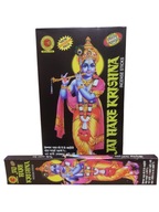 INDICKÉ VONNÉ TYČINKY JAI HARE KRISHNA 12 x 20 gramov 240 gramov KADIDLO INDICKÉ VONNÉ TYČINKY JAI HARE KRISHNA 12 x 20 gramov 240 gramov KADIDLO