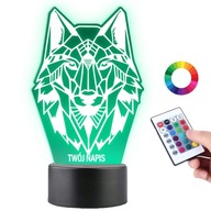 Stolná lampa Led Statuette Geometric Wolf Stolná lampa Led Statuette Geometric Wolf
