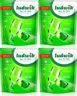 Ludwik All in One kapsule do umývačky riadu 40 ks x4