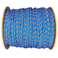 Polypropylénové plachtové pletené kotviace lano Nosnosť 420 kg 6 mm 50 m Polypropylénové plachtové pletené kotviace lano Nosnosť 420 kg 6 mm 50 m