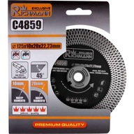HRANOVÁ DIAMANTOVÁ ČEPEL 125x1,9 MM C4859
