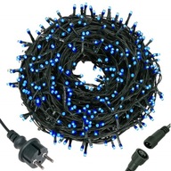 HRUBÉ VIANOČNÉ SVIETIDLÁ 19,5M 300 LED VONKAJŠIE