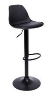 RICARDO BLACK barová stolička, čierna