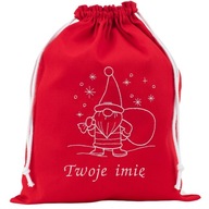 Mikulášska taška, darčeková taška, bavlnená eko vianočná taška