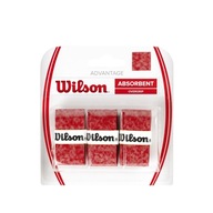 WILSON ADVANTAGE OVERGRIP WRAPS Červená 3 ks WILSON ADVANTAGE OVERGRIP WRAPS Červená 3 ks