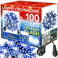 100 LED svetiel na vianočný stromček FLASH Šnúra na vianočný stromček VIANOČNÝ STROMČEK BLIKAJÚ/VYŠUJÚ 100 LED svetiel na vianočný stromček FLASH Šnúra na vianočný stromček VIANOČNÝ STROMČEK BLIKAJÚ/VYŠUJÚ