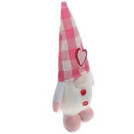 Svadobná výzdoba Valentínske dievča Gnome Doll Hand