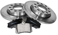 Kotúče x2 + podložky AUDI A4 SEAT EXEO ZADNÉ 255x12mm Kotúče x2 + podložky AUDI A4 SEAT EXEO ZADNÉ 255x12mm