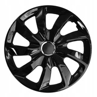 Stig 14'' čierno lakované puklice, 4 kusy Stig 14'' čierno lakované puklice, 4 kusy