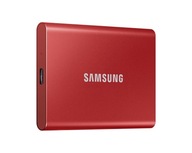 SSD Samsung T7 1TB USB 3.2 červený