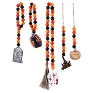 Halloweenska drevená korálka na domáce použitie Halloweenska drevená korálka na domáce použitie