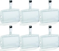 Držiak na ID kartu s klipom 85-54 mm x6 Držiak na ID kartu s klipom 85-54 mm x6