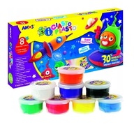 Hrať cesto 8 farieb Amos Cesto-plast Hrať cesto 8 farieb Amos Cesto-plast