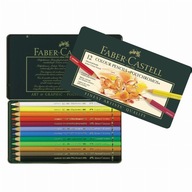 Polychrómne farebné ceruzky súprava 12 farieb Faber-Castell